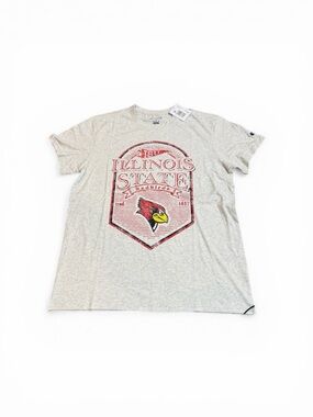 NWT Champion Heather Gray Illinois State Redbirds Graphic Tee